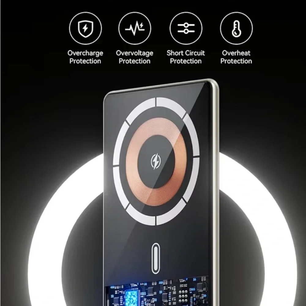 Black and Copper Wireless Charger